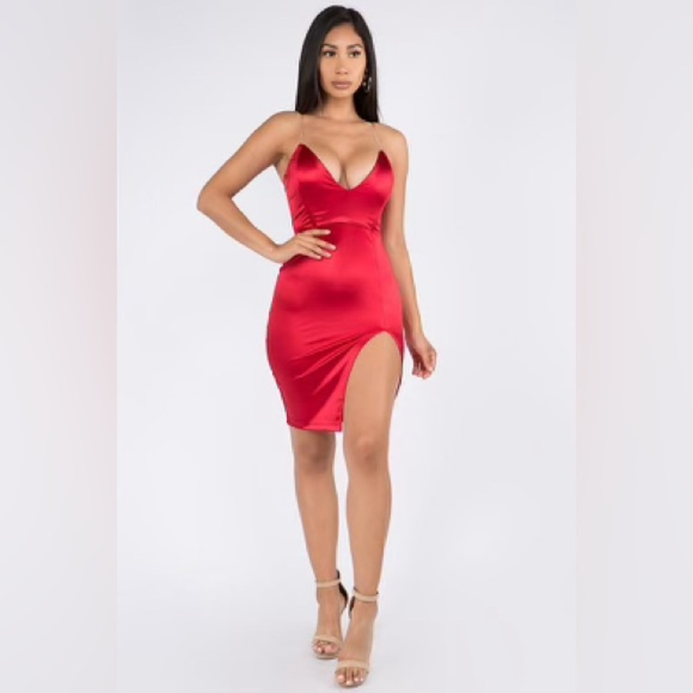 Red Woman Dress